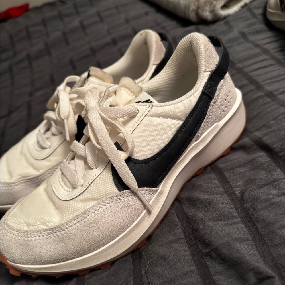 Nike White and Black Athletic Shoes